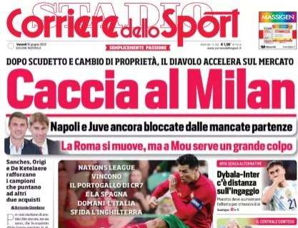 Il CorSport In Prima Pagina Questa Mattina Caccia Al Milan