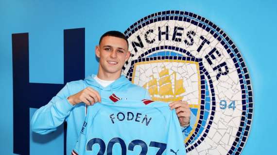 Ufficiale Manchester City Rinnovo Per Foden