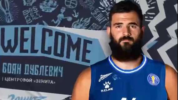 UFFICIALE VTB Bojan Dubljevic Si Accorda In Russia Con Lo Zenit