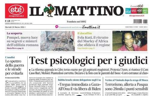 Prima Pagina Il Mattino Zona Champions Poi L Addio L Ultima