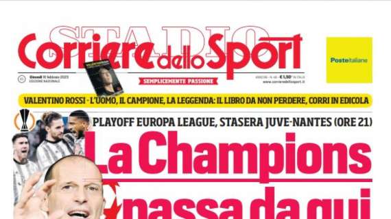 Prima Pagina Corriere Dello Sport Tutti Su Kvara Il Napoli Fa Muro