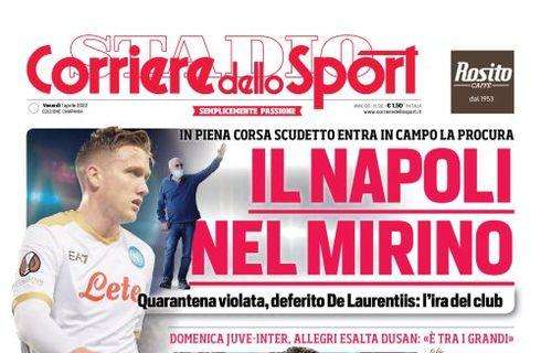 PRIMA PAGINA CdS Campania Il Napoli Nel Mirino