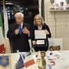 Fernandez premiato alla presenza di Esciua per cinquant'anni di Rotary