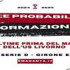 Livorno-Ostiamare, le ultime e le probabili formazioni