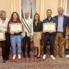 I campioni dell'Accademia della Scherma premiati a Palazzo Civico