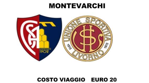 Montevarchi-Livorno, al seguito degli amaranto con il club "Il Porto"