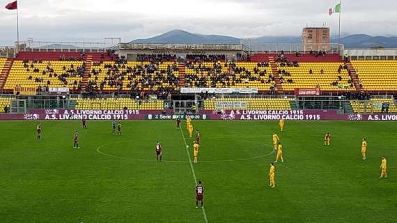 Anche l'Ascoli fa la scorribanda sul prato del Livorno, 0 a 3