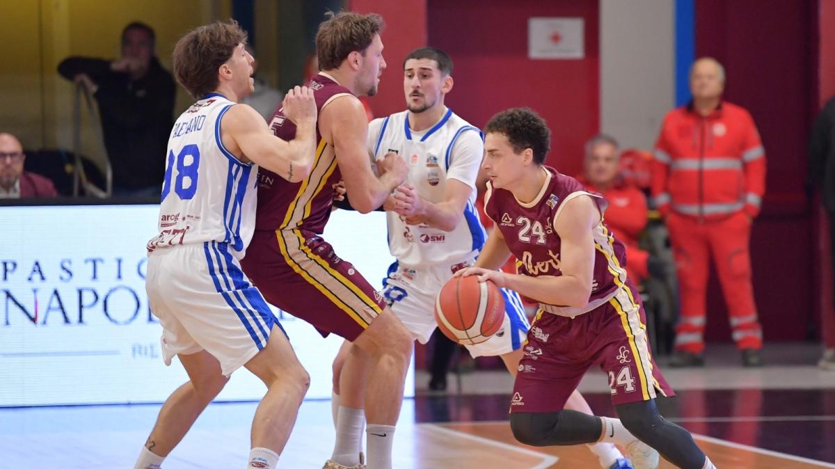 Un momento del match