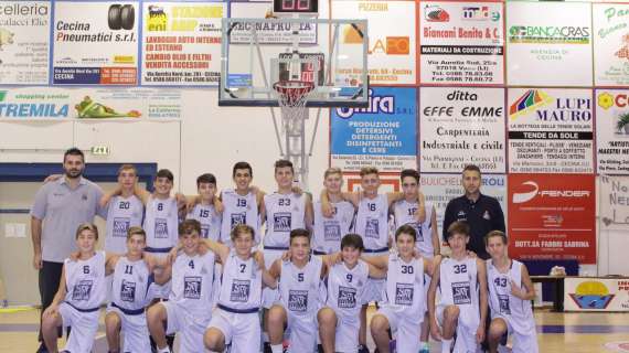 Basket Cecina - Under 15 eccellenza vince con Castelfiorentino