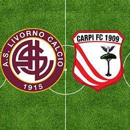 Diretta web. Livorno-Carpi 1-1 (Finale)