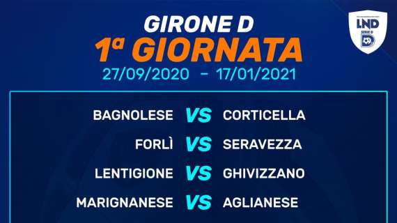 La prima giornata