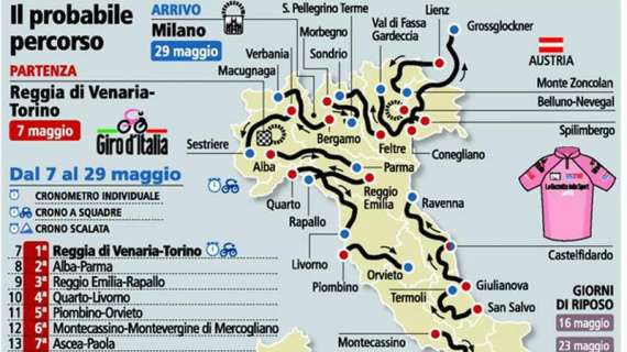 Giro d'Italia. Si riparte da Piombino cercando la normalità