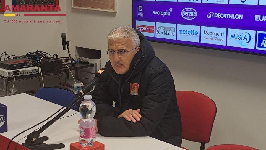 Sala stampa. Venturato, Livorno: "Ottimo primo tempo, dobbiamo segnare"