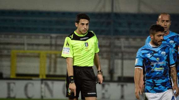 Luca Massimi è l'arbitro del derby Pisa-Livorno