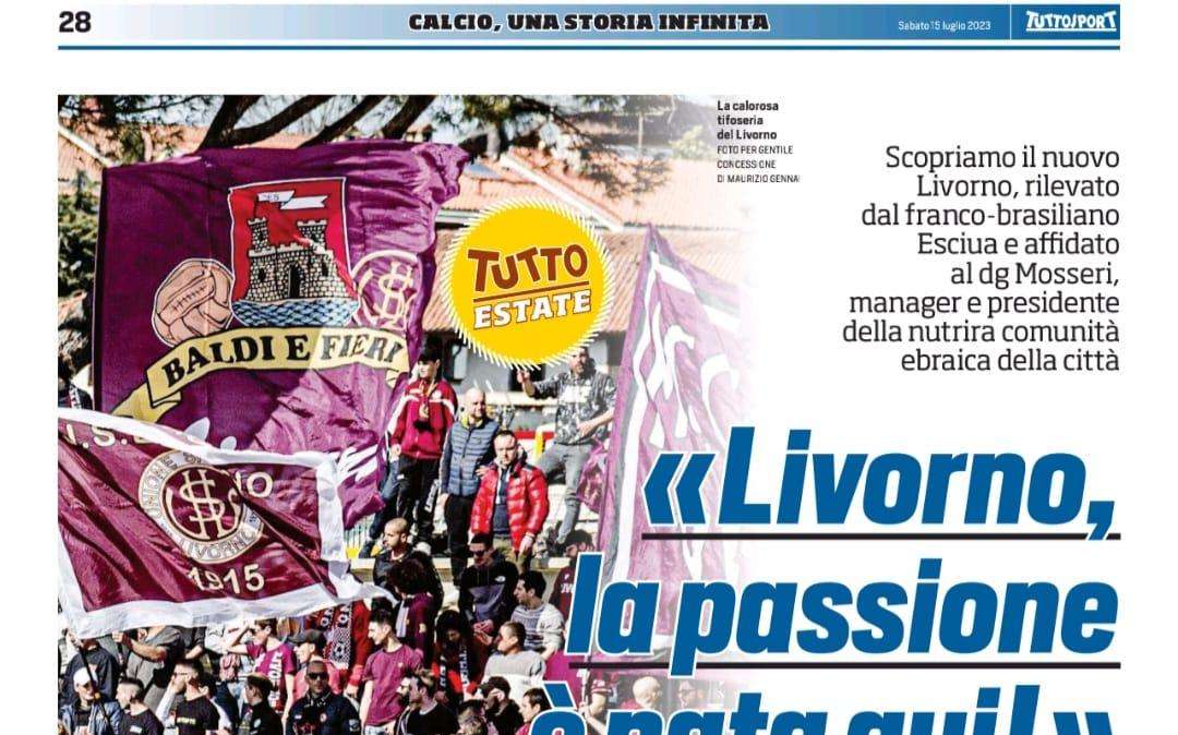 La pagina di Tuttosport