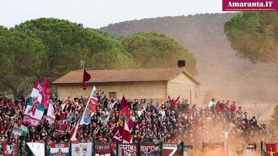 Tifosi a Gavorrano un anno fa