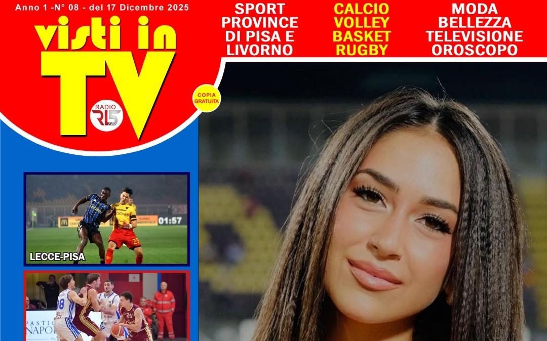 Ad Agnese Panicucci di Passione Amaranto la copertina di Visti in Tv