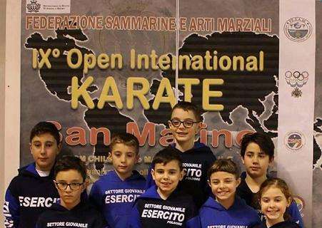 Karate. Brillano i giovani della Folgore a San Marino