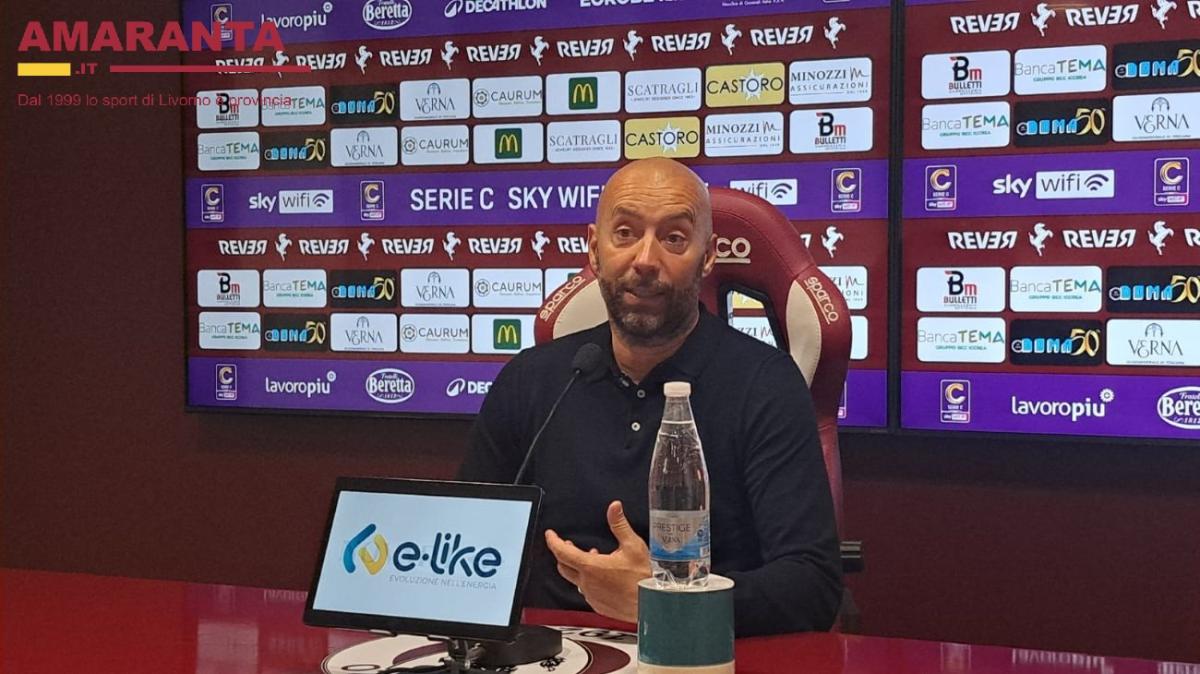 Sala stampa. Bucchi, Arezzo: "Prova di carattere e intensità"