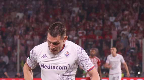 Fiorentina, Belotti al 45': "Giusto fare una prova importante, pensando anche a mercoledì"