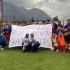 TOLMEZZO - Il saluto della squadra ai mister Serini e Gobbi