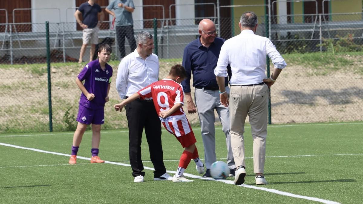 SANVITESE - Inaugurato il nuovo campo sintetico a Savorgnano di San Vito al Tagliamento