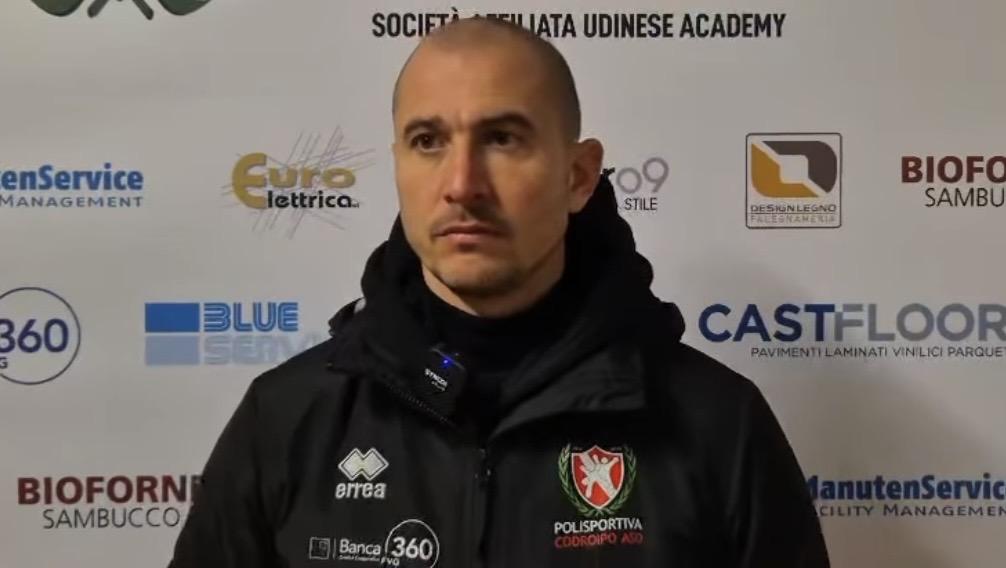 MIGLIOR ALLENATORE DEL WEEKEND -  Luca Salgher del Codroipo