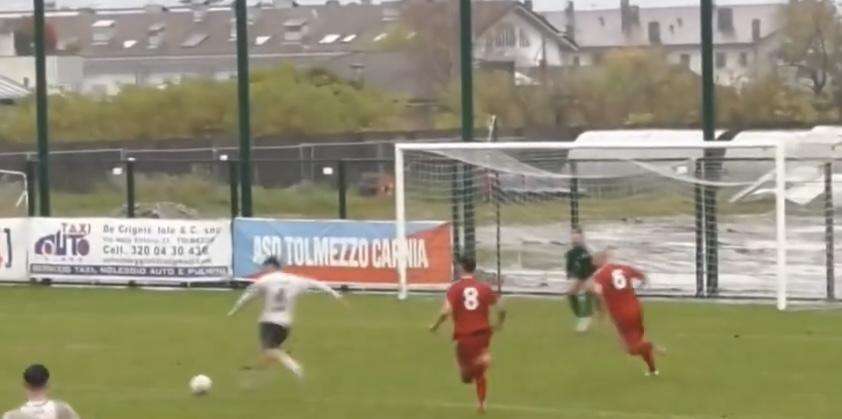 MIGLIOR GOL DEL WEEKEND - Cucchiaro del Tolmezzo contro il Tamai