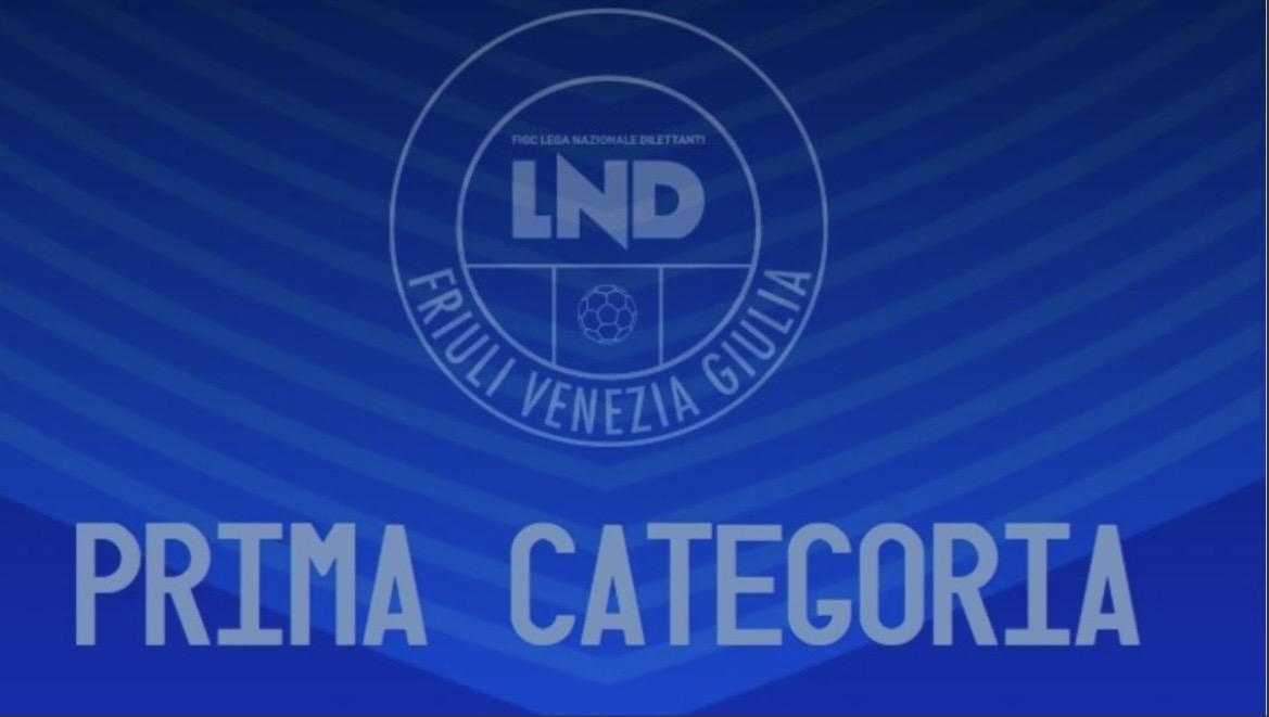 COPPA REGIONE PRIMA CATEGORIA - I risultati della quinta giornata