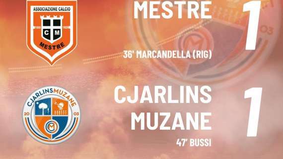 SERIE D - Il Cjarlins Muzane torna con un punto che dà continuità da Este