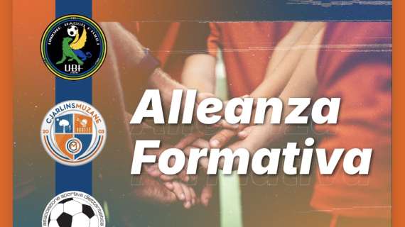 GIOVANILI - Cjarlins Muzane, Fiumicello e Ubf danno vita al progetto "Alleanza Formativa"