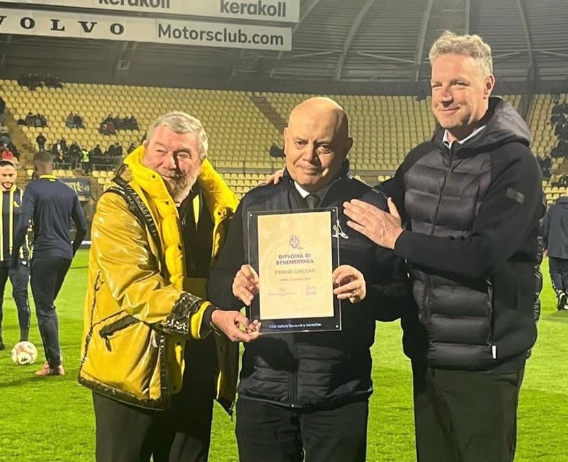 Un riconoscimento per Stefano Casolari 