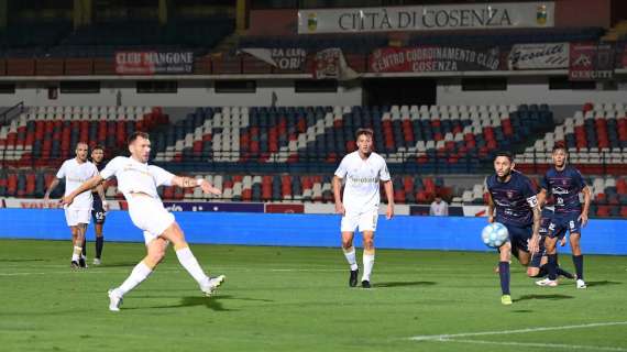 COSENZA-MODENA 1-2: BIS CANARINO IN CAMPIONATO