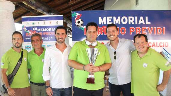 MEMORIAL PREVIDI: DAL 30/8 AL 3/9