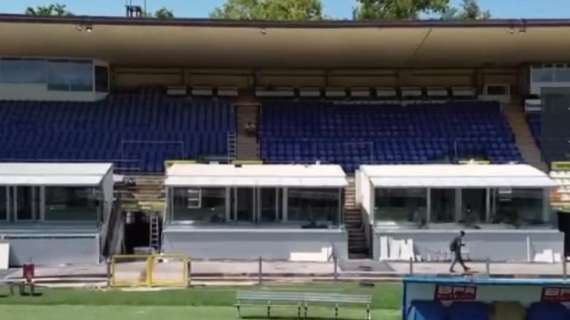 Dodici nuovi sky box allo stadio Braglia