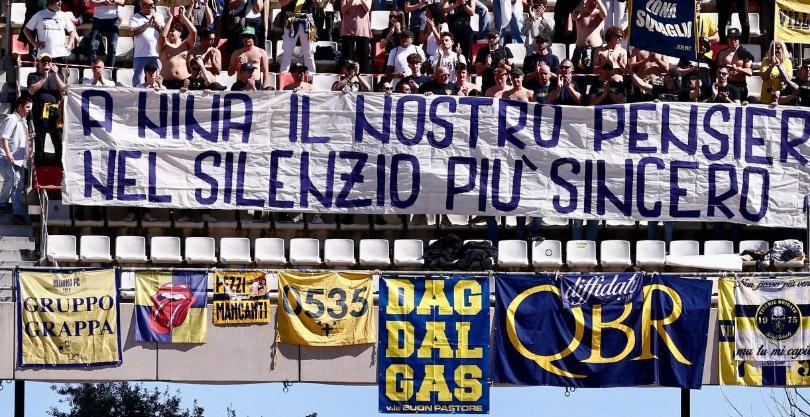 Il ricordo dei tifosi per Nina 