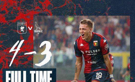  Gol e spettacolo: Genoa Modena 4-3