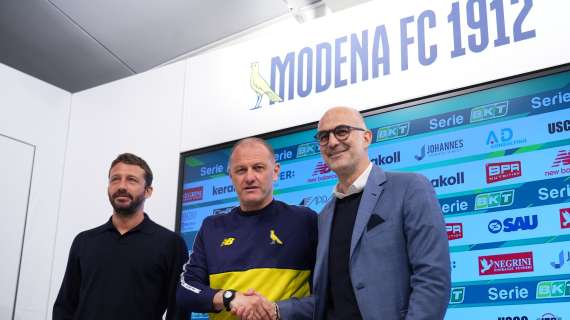 Il neo allenatore canarino Bisoli : " Modena, Lottiamo insieme"  