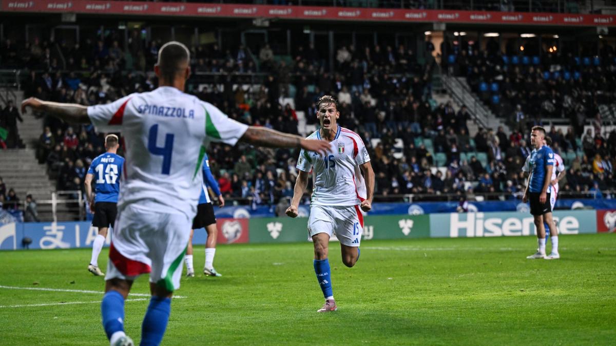 Qualificazioni Mondiali 2026, Estonia-Italia 1-3: gli azzurri consolidano il secondo posto