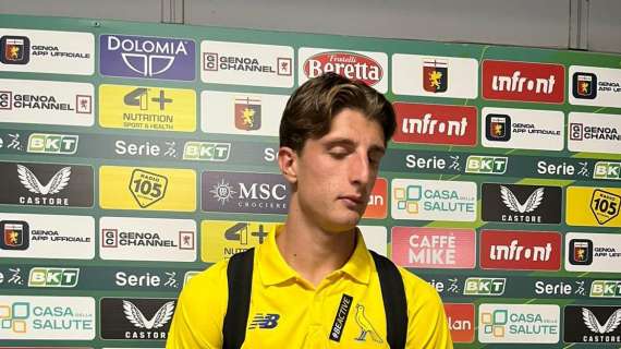 Genoa-Modena 1-0, Cittadini: "Ci è mancata la cattiveria e decisione giusta sotto porta"