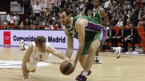 L'EA7 Armani Milano onora D'Antoni superando l'Unicaja Malaga