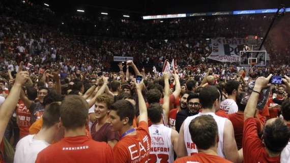 I tifosi biancorossi in festa