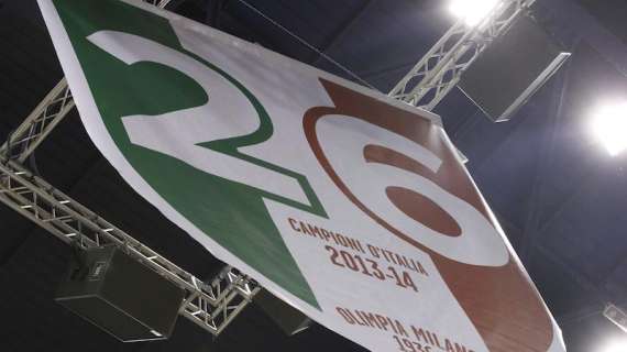 Olimpia Milano: lo scudetto numero 26 è salito sul soffitto del Forum