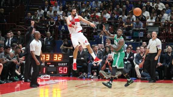 NBA Global Games: show al Forum, i Celtics dominano l’EA7