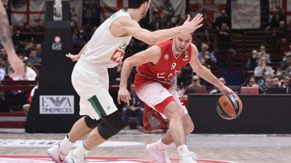 Eurolega: l’Olimpia non sa più vincere, passa anche lo Zalgiris