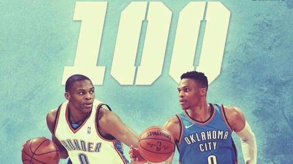 100 volte Russ: le triple doppie di Westbrook… in tripla cifra