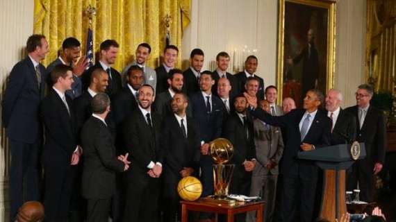 Gli Spurs alla Casa Bianca