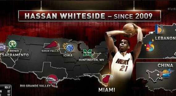 Hassan Whiteside: salvare le gambe da un incidente e dominare l'NBA passando dal Libano
