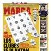 Marca avisa en portada: "Los clubes se plantan ante el Madrid"