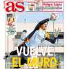 Thibaut Courtois, protagonista en la portada de AS: "Vuelve el muro"